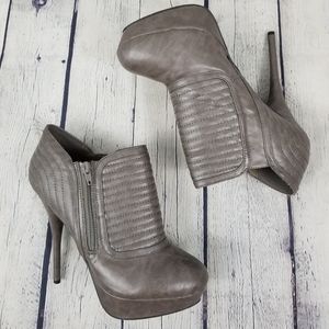 SHOEDAZZLE | Neema moto stiletto heeled bootie